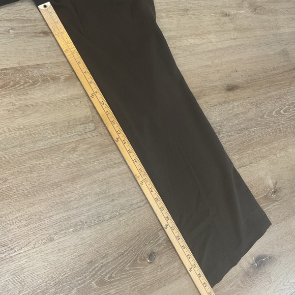 AB Studio - Townsend - Flat Front Wide Leg Dress Pants - Brown - Ladies Size 8 - Picture 9 of 13